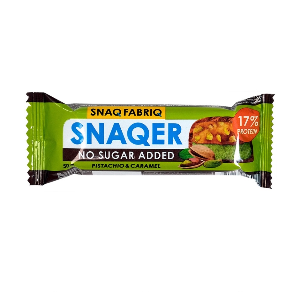 

Батончик Snaq Fabriq Snaqer Фисташка и карамель глазированный 50 г