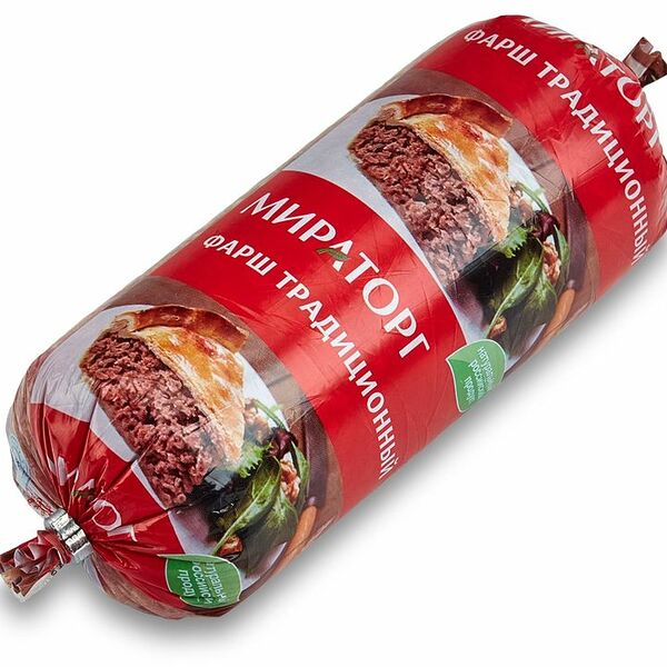 Фарш традиционный замороженный Мираторг 500 г