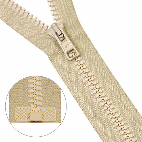 Молния трактор Т10 (6мм) 1 замок 60см (2076) Arta-F(105 св.бежевый),шт