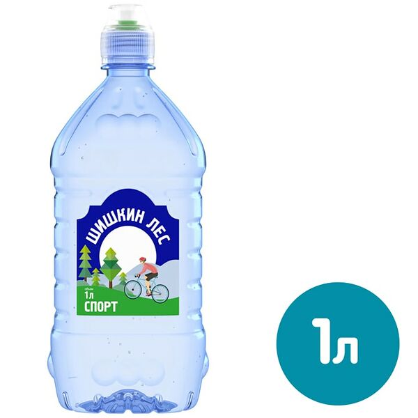 Вода Шишкин Лес Спорт негазированная 1л