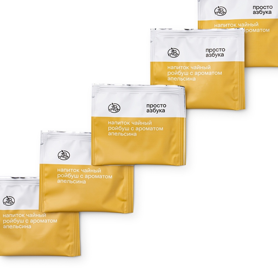

Напиток чайный «Ройбуш с ароматом апельсина» пакетированный, «Просто Азбука», 20х2 г, Россия