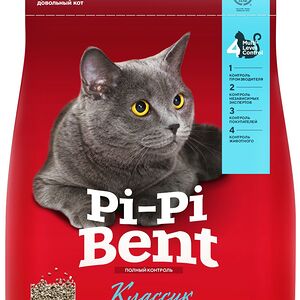 Наполнитель Pi-Pi-Bent Классик минеральный комкующийся 24 л