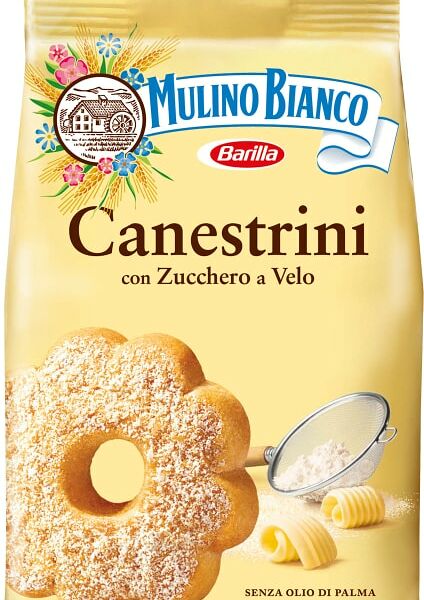 Печенье Mulino Bianco Canestrini сдобное с сахарной пудрой 200г