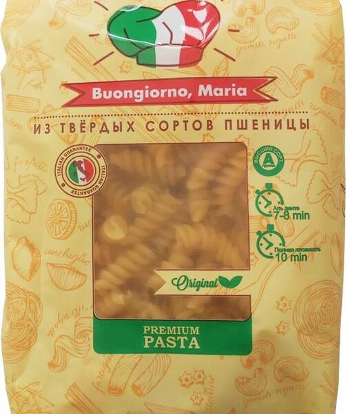 Макароны Buonjiorno, Maria (Бонджорно, Мария) Спиральки Джирандоле 400г