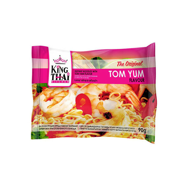 Лапша б/п Том Ям оригинальный Kingthai Kitchen, 90 г