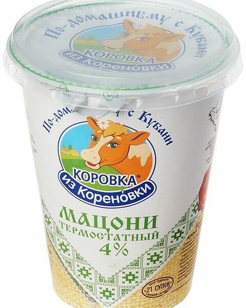 Мацони термостатный Коровка из Кореновки 4%