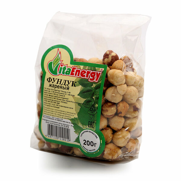 Фундук жареный ТМ VitaEnergy (ВитаЭнерджи)