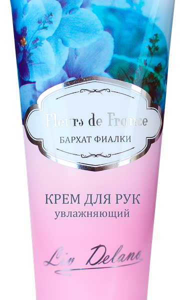 Крем для рук LIV DELANO Fleurs de France Бархат фиалки, увлажняющий, 75 мл
