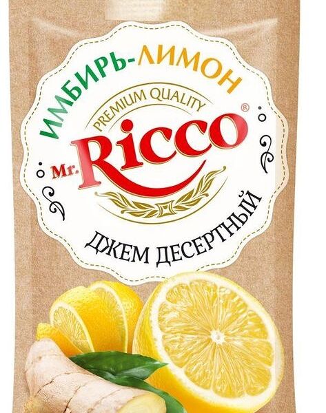 Джем Mr.Ricco имбирь-лимон, десертный