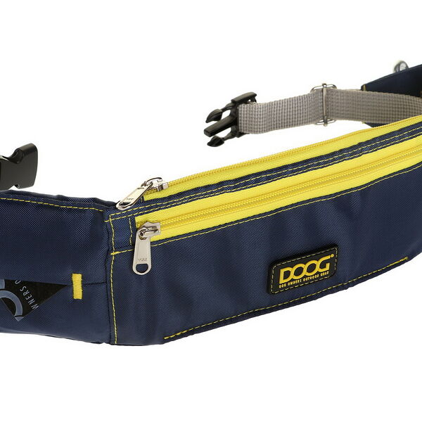 Сумка Doog на пояс Maxi сине-желтая 42х10х1,5 см