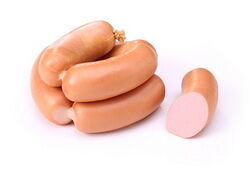 Сардельки СВИНЫЕ ВКУСНЫЕ  вар. в/с н/о Брестский МК (ГАЗ)