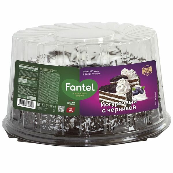 Торт Fantel Йогуртовый с черникой 700 г