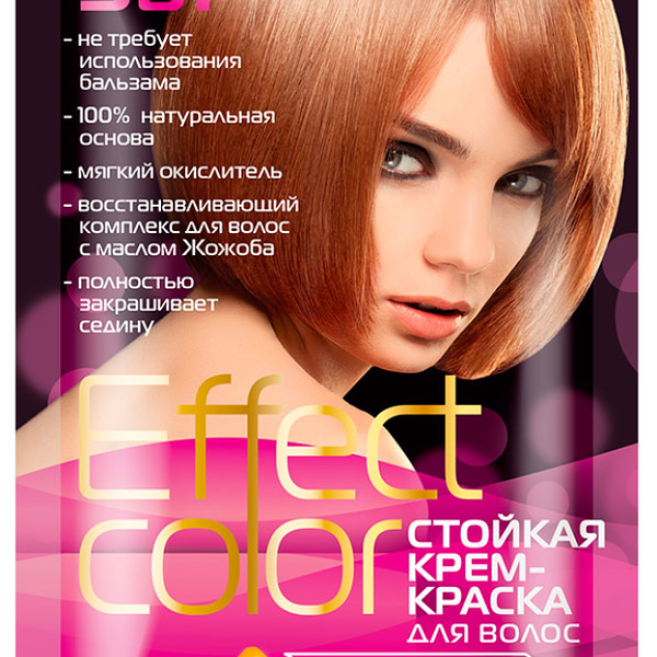 Крем-краска для волос Effect Color Медно-Рыжий тон 5.46