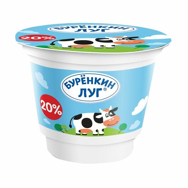 Сметанный продукт Буренкин луг 20%