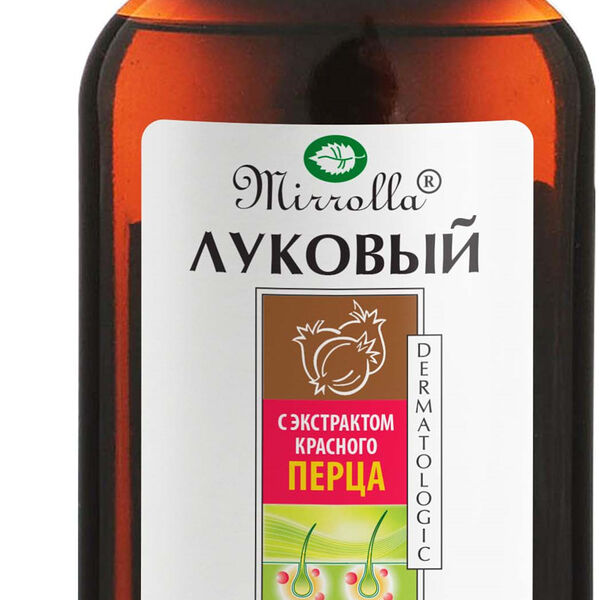 Шампунь Mirrolla Луковый с экстрактом красного перца