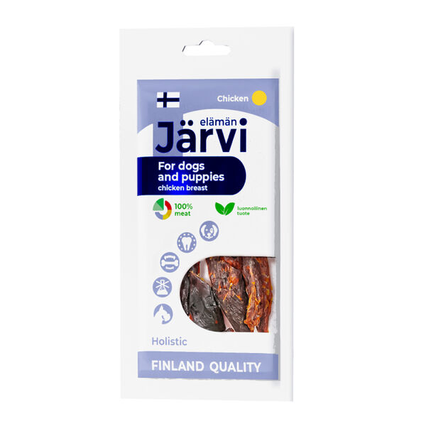 Лакомство Jarvi вяленое Куриная грудка для собак и щенков всех пород 30 г