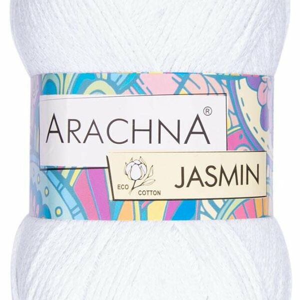 Пряжа Arachna Jasmin белая