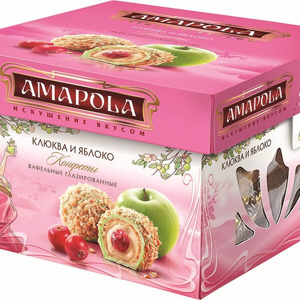 Набор конфет Amapola Клюква и яблоко