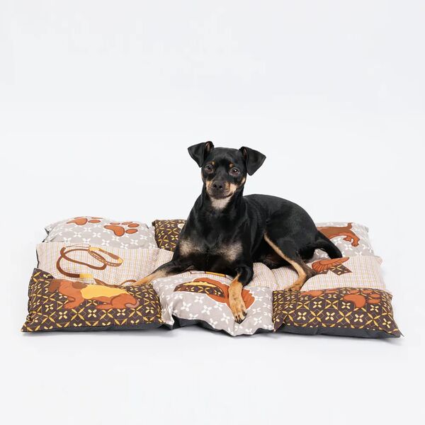 Подстилка для собак и кошек Dog, 80х58х3 см, цветной