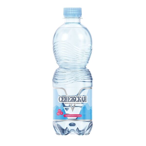 Вода природная питьевая Сенежская газированная, 500мл