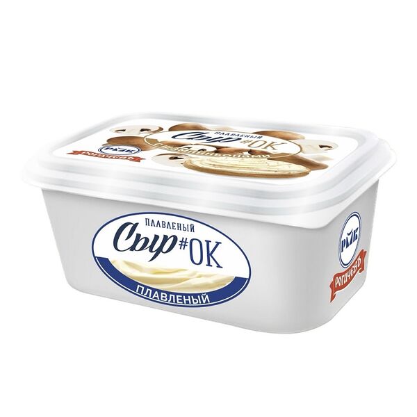 Сыр плавленый с шампиньонами 40% 300г Рогачевский МКК