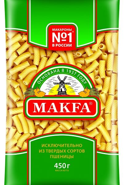 Макароны Makfa Рожки 450г