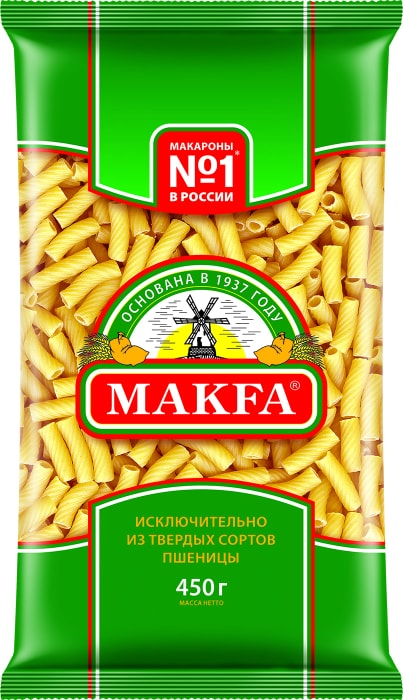 

Макароны Makfa трубочки 450 г