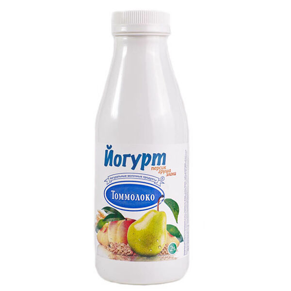 Йогурт 450г 2% персик груша злаки Томмолоко