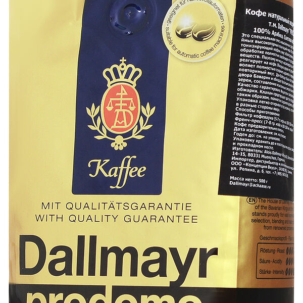 Кофе в зернах Dallmayr Prodomo