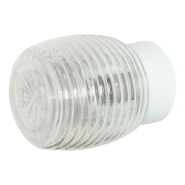 Светильник Элетех Бочонок, Е27, 60 Вт, корпус прямой белый