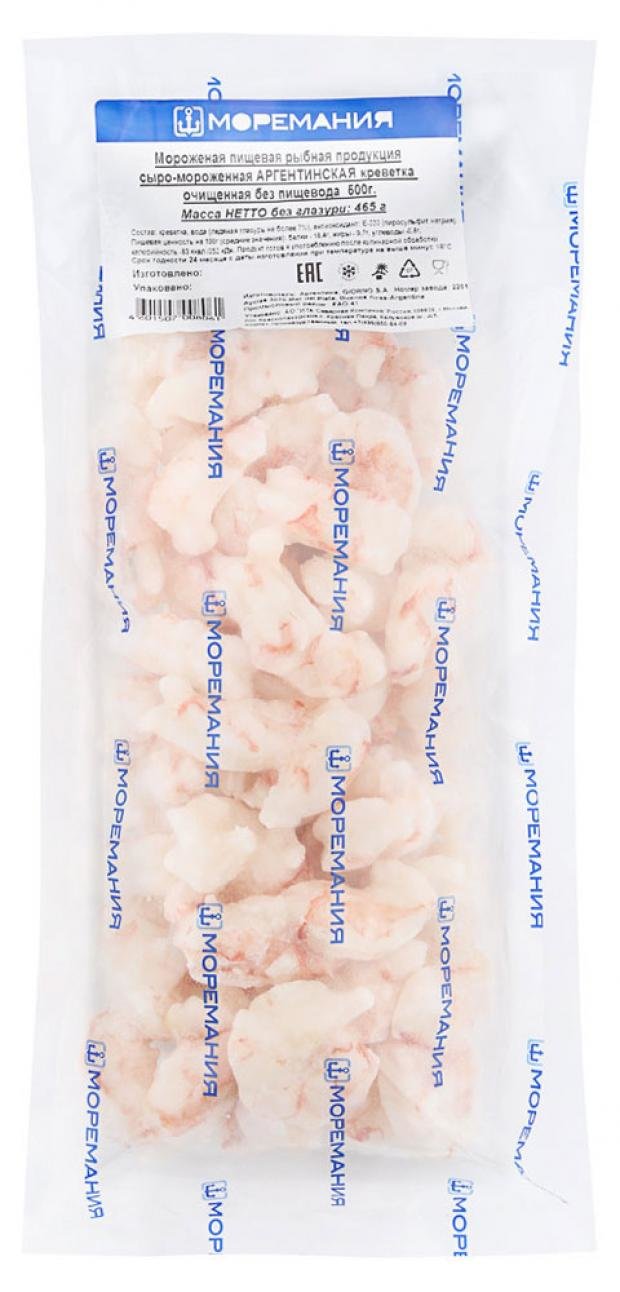 

Креветка аргентинская Моремания очищенная свежемороженая 500 г