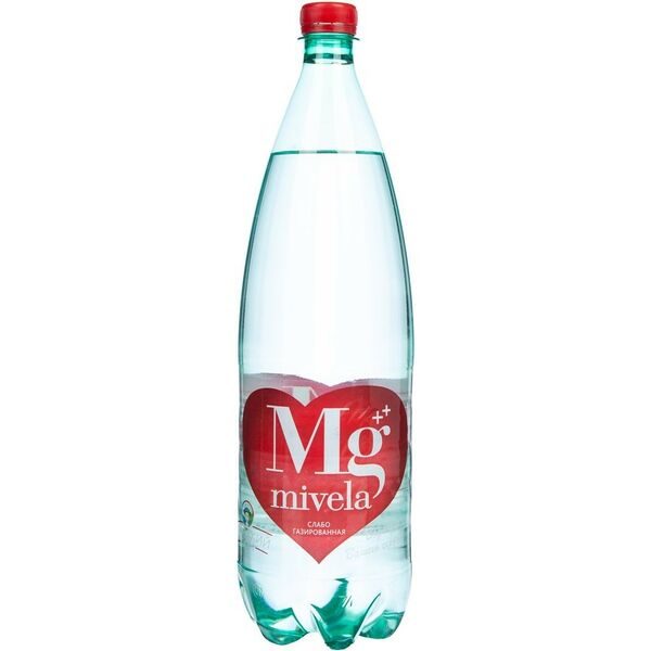 Вода минеральная Mivela Mg++ слабогазированная лечебно-столовая Nova Sloga A.D.