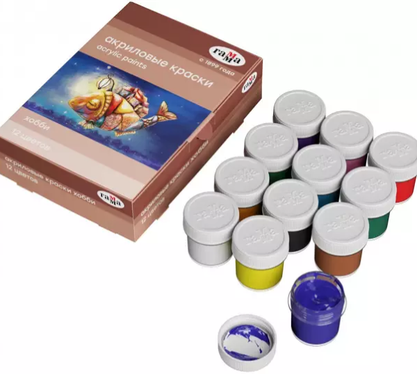 Краски акриловые декоративные 