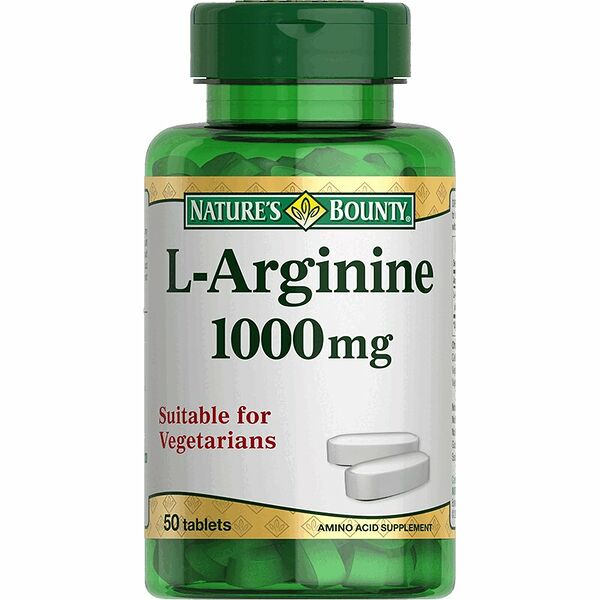 Nature's Bounty L-Arginine таблетки 1000 мг 50 шт 