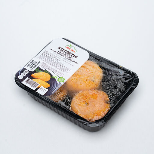 Котлеты овощные Морковь с изюмом замороженные