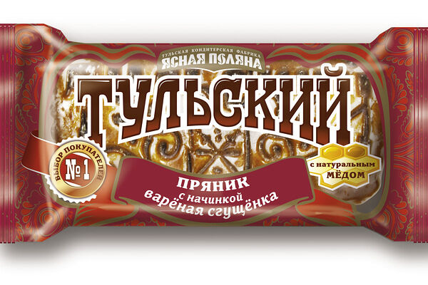 Пряник тульский Ясная Поляна вареная сгущенка