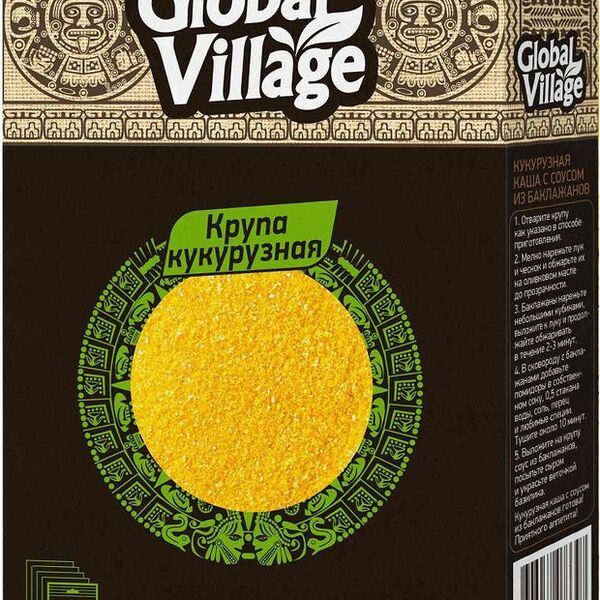 Крупа Global Village кукурузная 5х80г