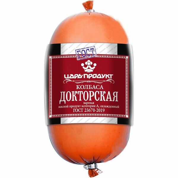 Колбаса Волгоградский МК Докторская вареная 400г