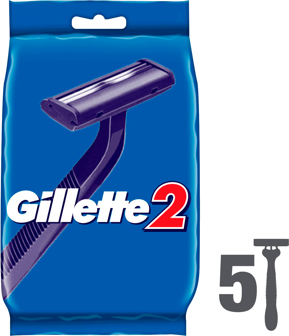 

Бритвенные станки Gillette одноразовые 2 лезвия 5 шт