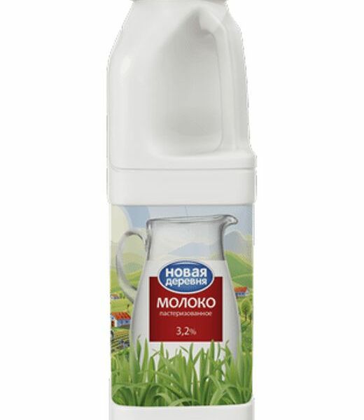 Молоко питьевое Новая деревня пастеризованное 3,2%