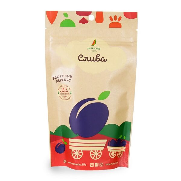 Слива сушёная Зеленика Здоровый перекус