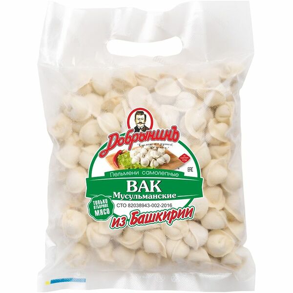 Пельмени Добрынинъ Мусульманские 800 г