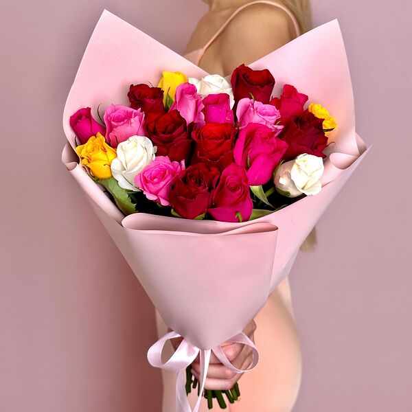 Букет из 21 розы Кения