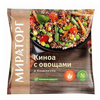 Киноа с овощами и базиликом Мираторг, 400 г