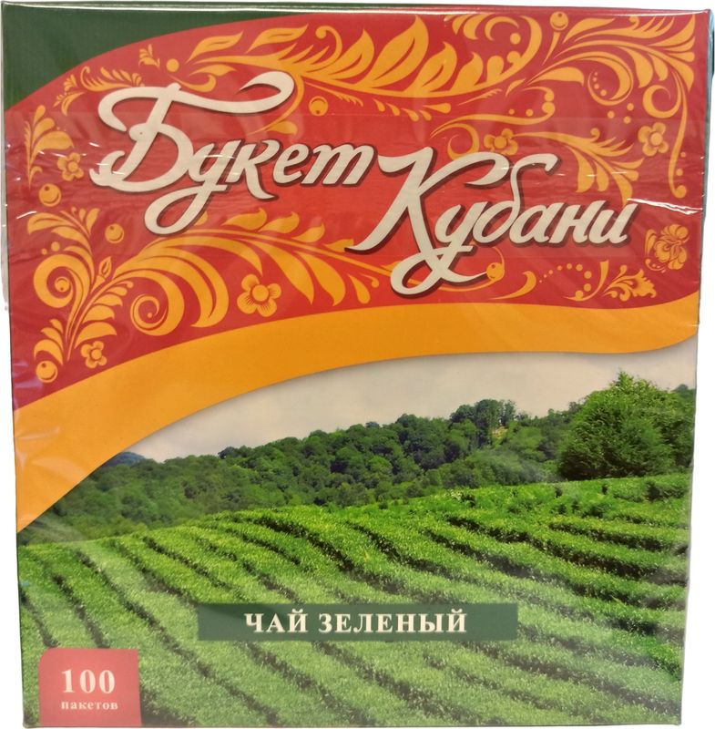 

Чай Букет Кубани зеленый 100x1.5г
