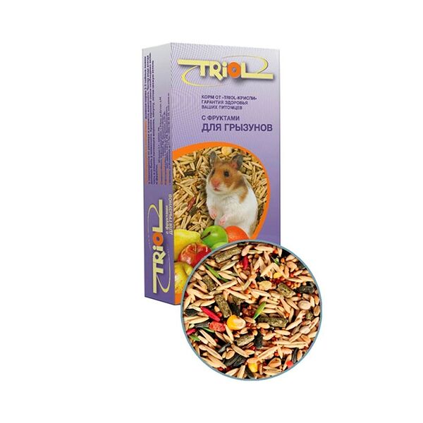 Корм для грызунов Triol с фруктами