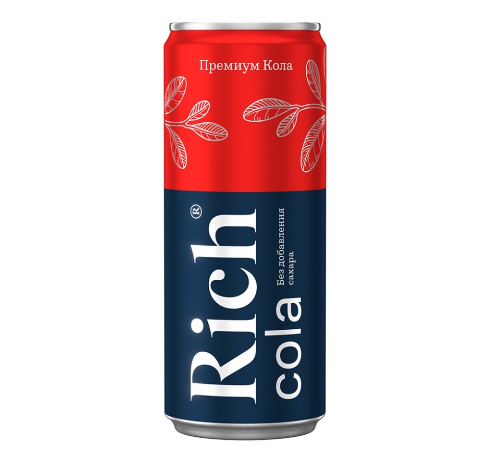 

Напиток Rich Cola газированный