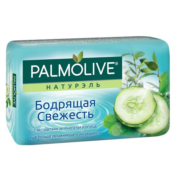 Мыло Palmolive Натурэль Бодрящая свежесть с экстрактами зеленого чая и огурца
