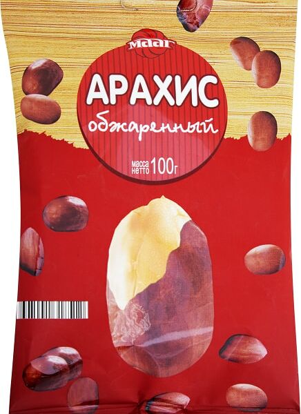 Арахис МААГ обжаренный 100г