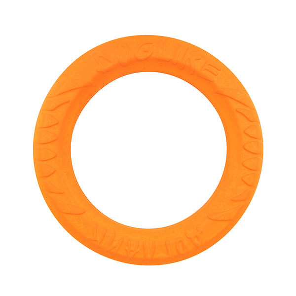 Игрушка для собак DOGLIKE Снаряд Tug&Twist кольцо 8-мигранное большое (оранжевый)
